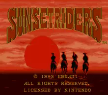 Image n° 4 - screenshots  : Sunset Riders